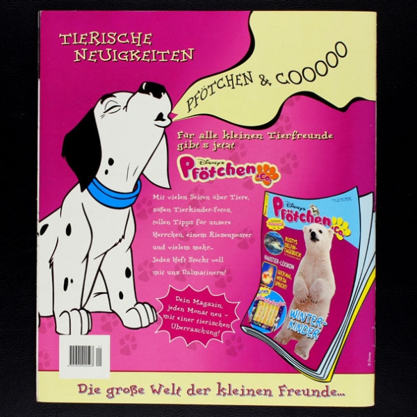 102 Dalmatiner Panini Sticker Album komplett