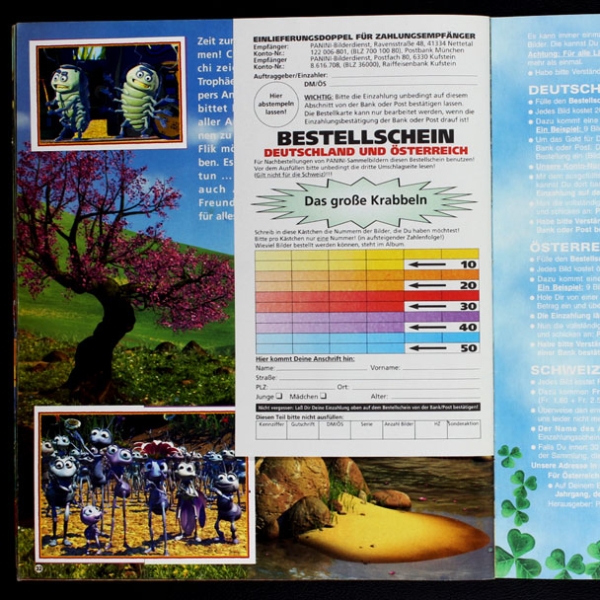 Das große Krabbeln Panini Sticker Album komplett
