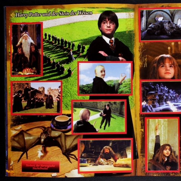 Harry Potter magische Welt Panini Sticker Album komplett