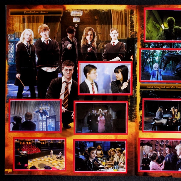 Harry Potter magische Welt Panini Sticker Album komplett