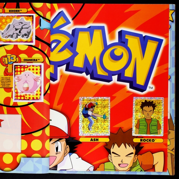 Pokemo Merlin Sticker Album teilgefüllt ca. 50%
