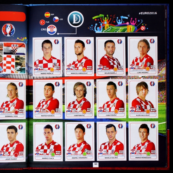 Euro 2016 Panini Sticker Album komplett - Hardcover
