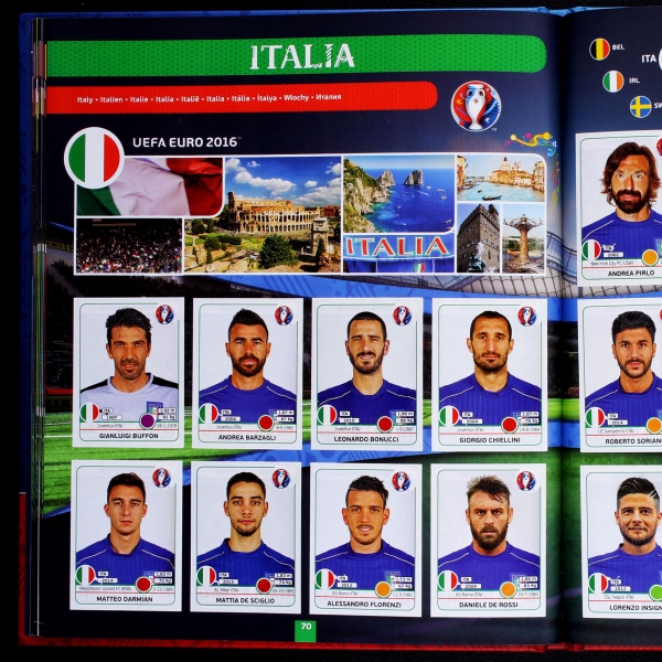Euro 2016 Panini Sticker Album komplett - Hardcover