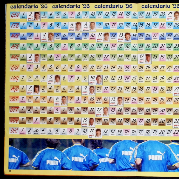 Parma 95 Panini Sticker Album komplett