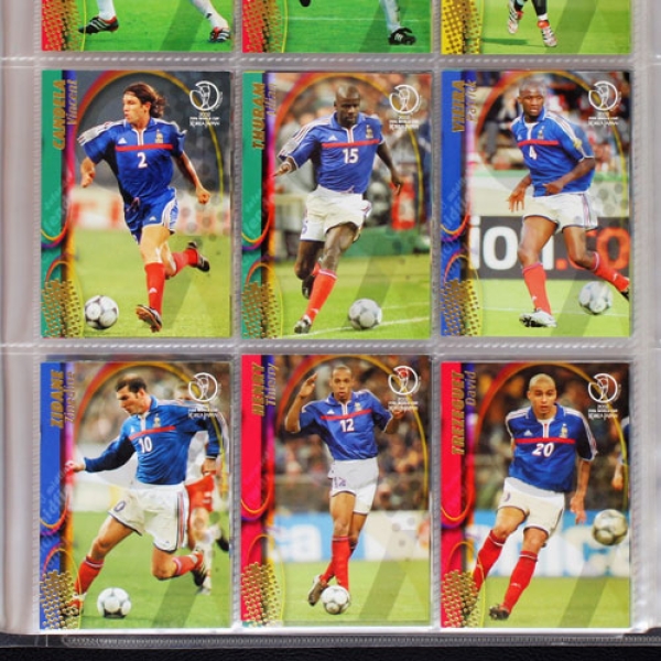 Korea Japan 2002 Panini Trading Cards komplett