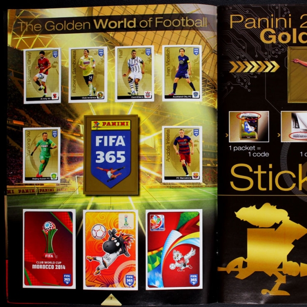 FIFA 365 2016 Panini Sticker Album komplett