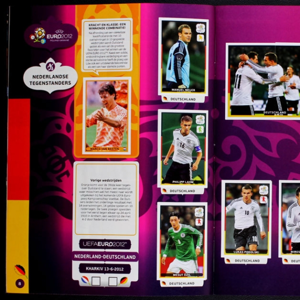 Het Toernooi 2012 Panini Sticker Album komplett