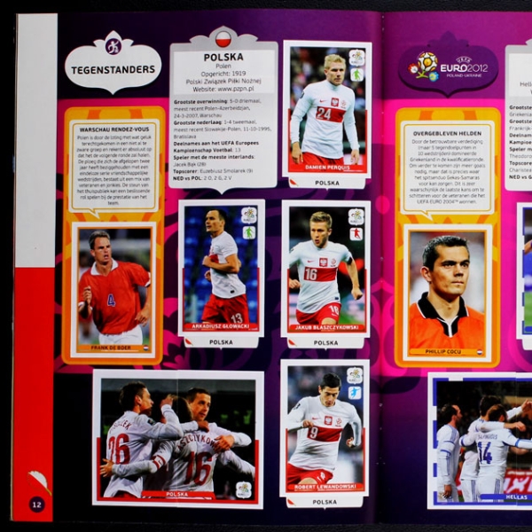Het Toernooi 2012 Panini Sticker Album komplett