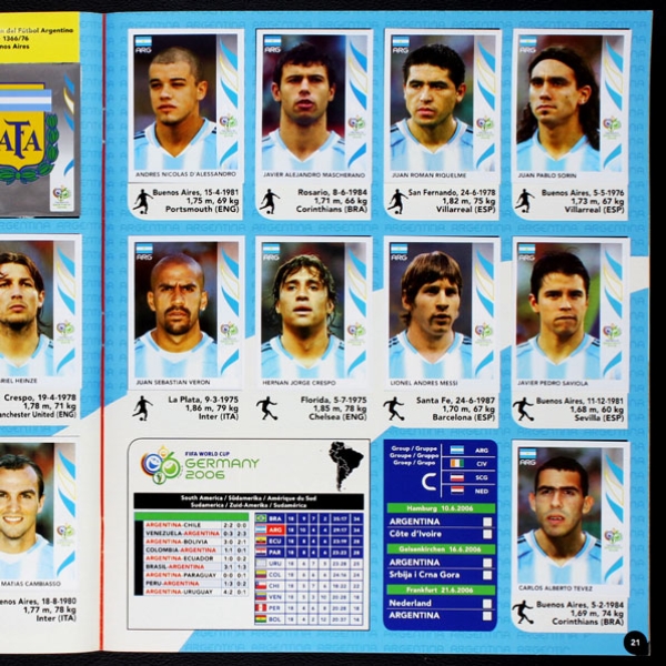 Germany 2006 Panini Sticker Album komplett