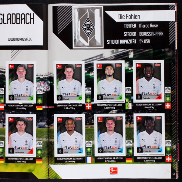 Fußball 2020 Topps Sticker Album komplett