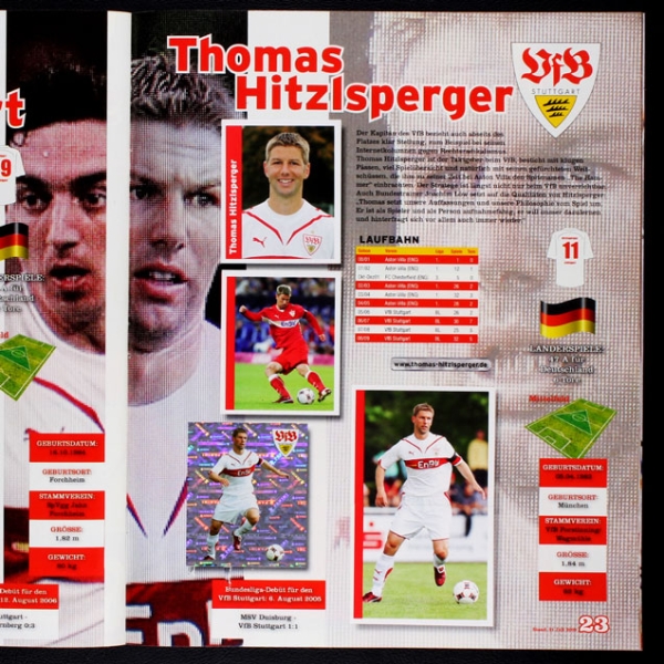 VFB Stuttgart 2009 Panini Sticker Album komplett