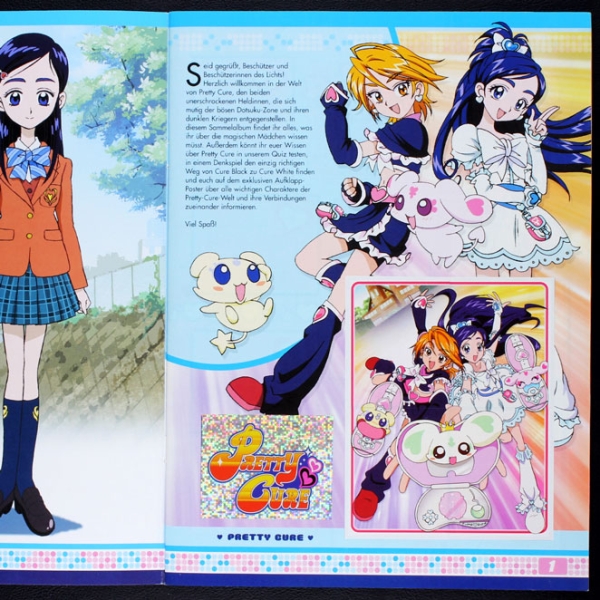 Pretty Cure Merlin Sticker Album komplett