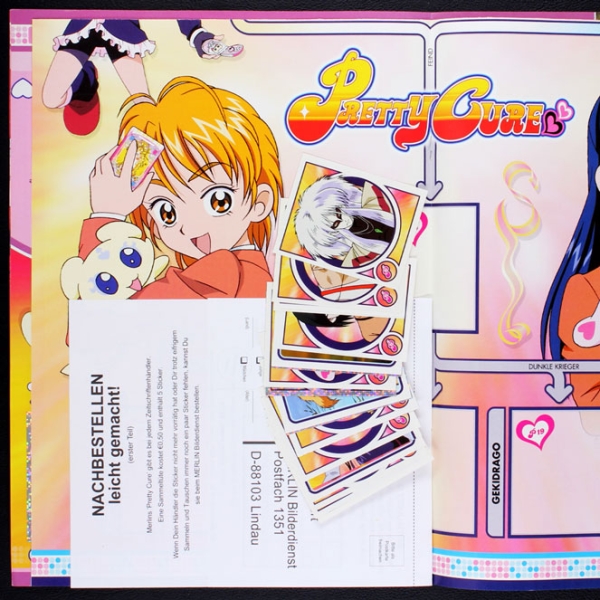 Pretty Cure Merlin Sticker Album komplett