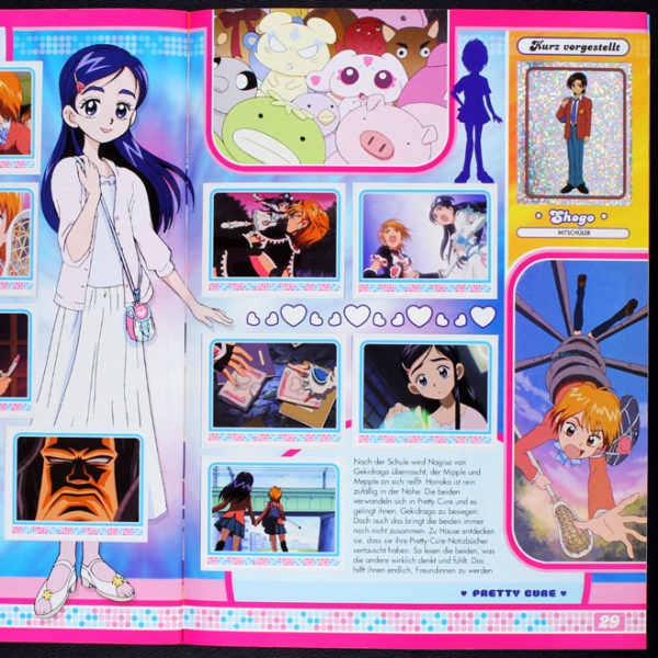 Pretty Cure Merlin Sticker Album komplett