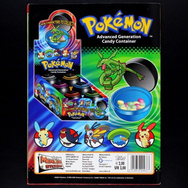 Pokemon Ultimat Merlin Sticker Album komplett