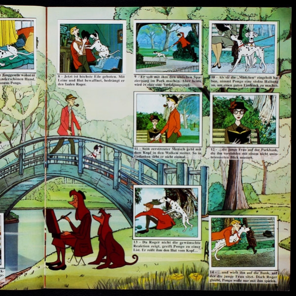 101 Dalmatiner Panini Sticker Album komplett