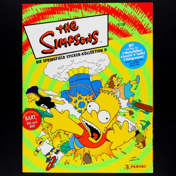 Simpsons 2 Panini Sticker Album
