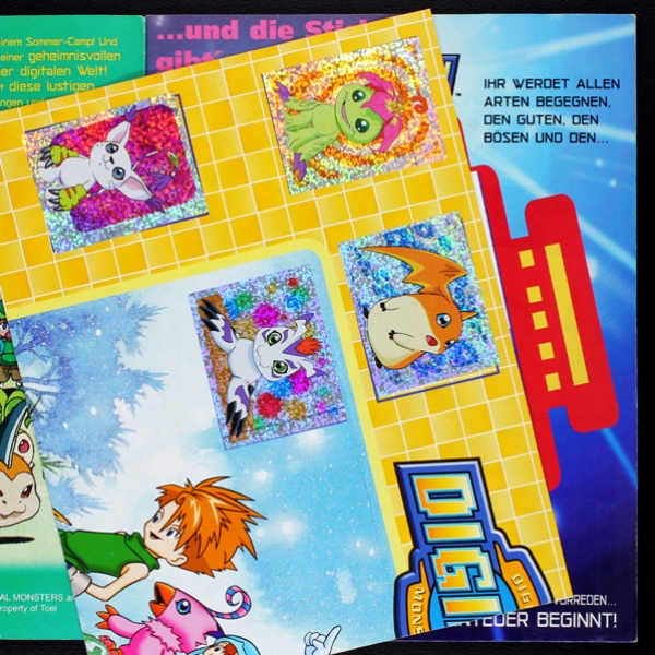 Digimon Panini Sticker Album komplett