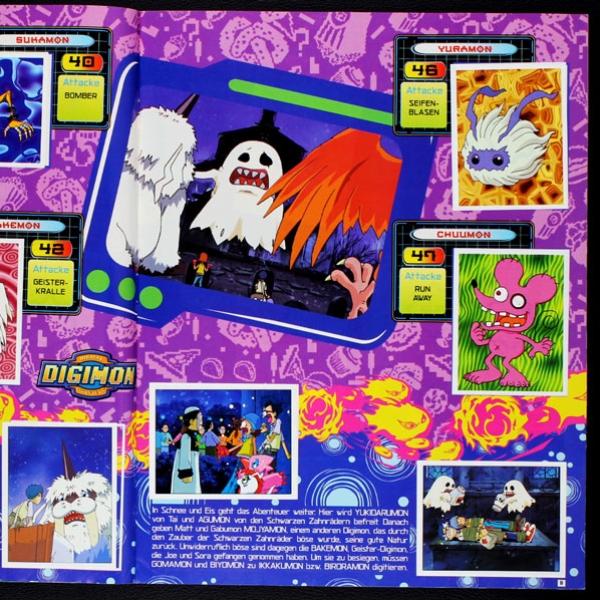 Digimon Panini Sticker Album komplett