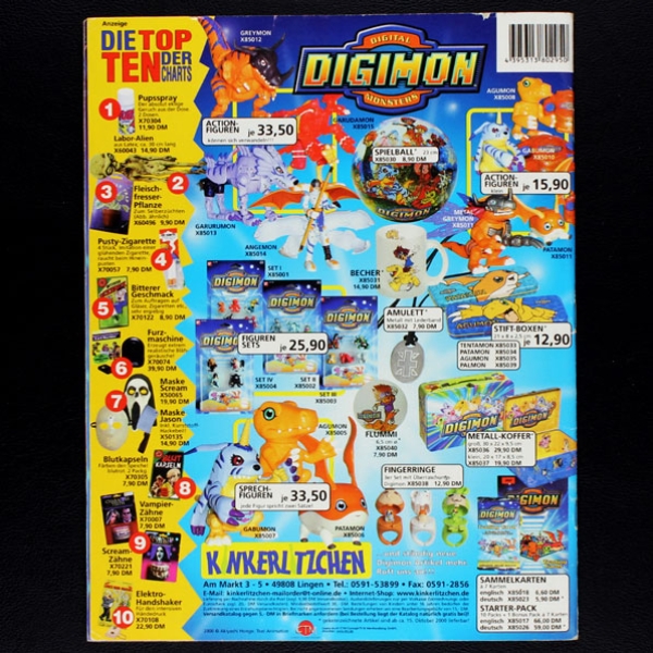 Digimon Panini Sticker Album komplett