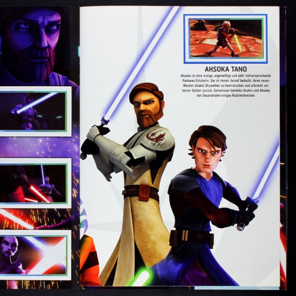 Star Wars Clone Merlin Sticker Album komplett