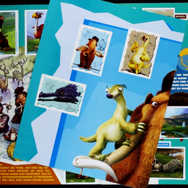 Ice Age 2 Panini Sticker Album komplett