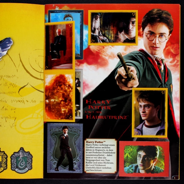 Harry Potter Halbblutprinz Panini Sticker Album komplett