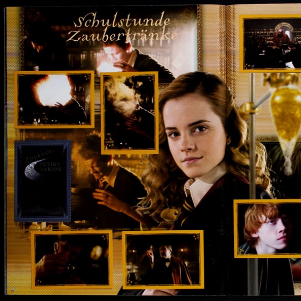 Harry Potter Halbblutprinz Panini Sticker Album komplett