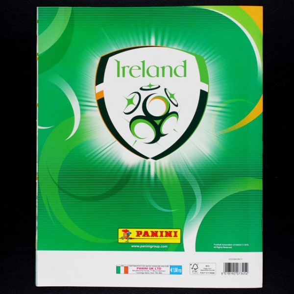 Ireland 2016 Panini Sticker Album komplett