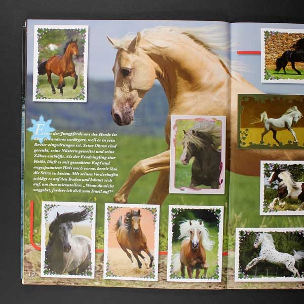 Pferde in freier Wildbahn Panini Sticker Album