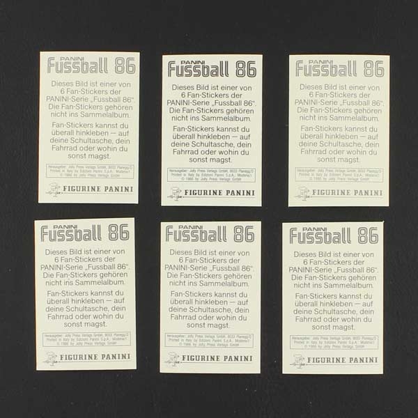 Fußball 86 Panini extra Sticker