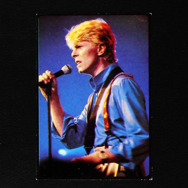 David Bowie Panini Sticker No. 41- Smash Hits Collection