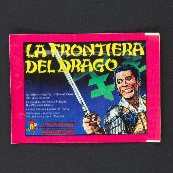 La Frontiera del Drago Panini sticker bag