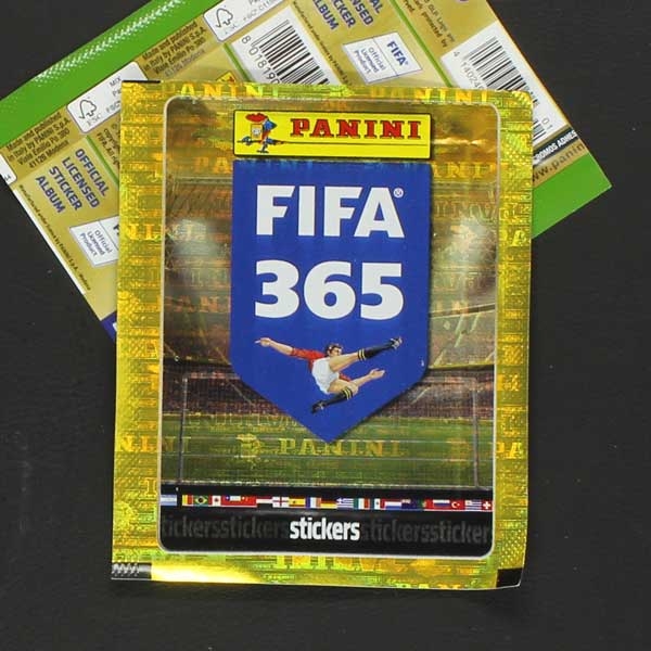 FIFA 365 2016 Panini Sticker Tüte grüne Europa Variante