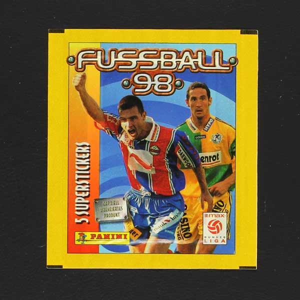 Fußball 98 Panini Österreich Sticker Tüte