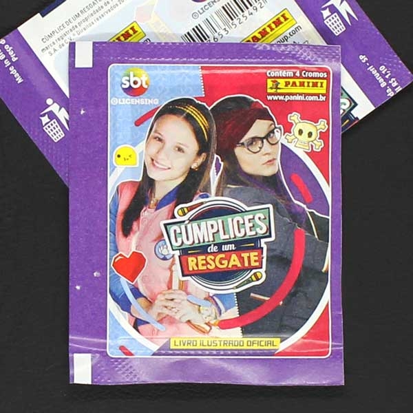 Cumplices de Resgate Panini sticker bag