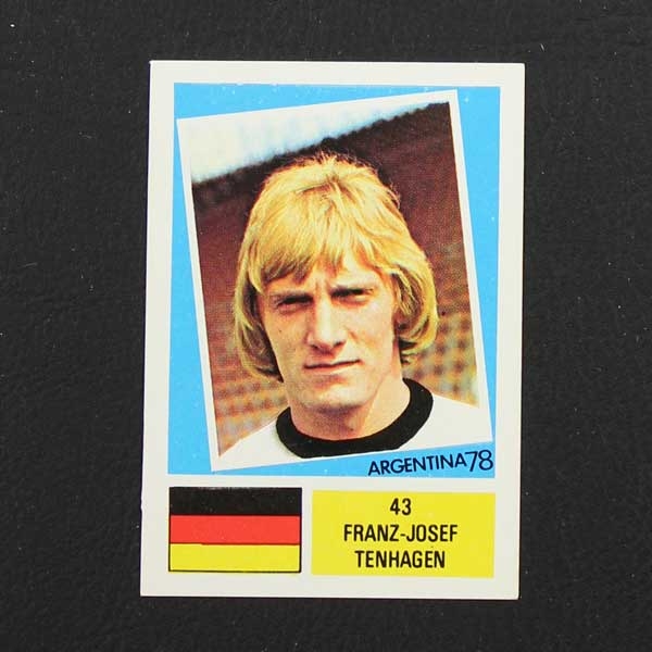 Franz-Josef Tenhagen  FKS Sticker Argentina 78