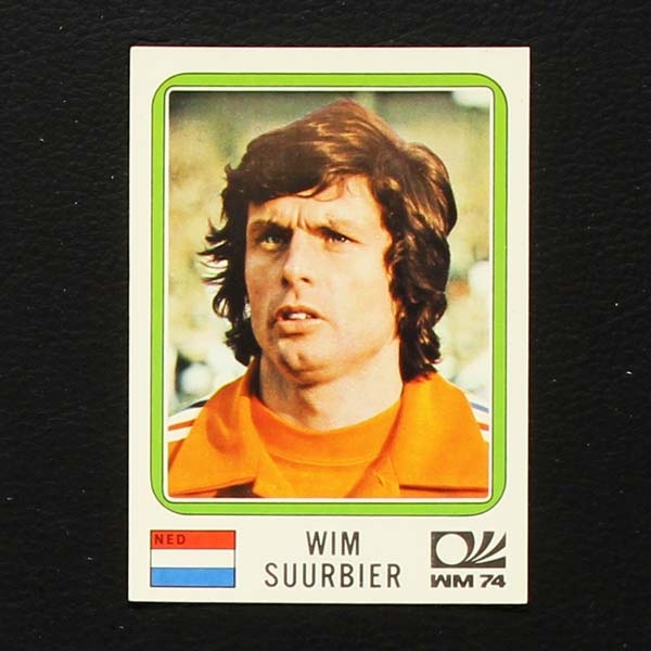 München 74 Nr. 237 Panini Sticker Wim Suurbier