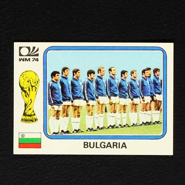 München 74 Nr. 250 Panini Sticker Bulgaria Mannschaft