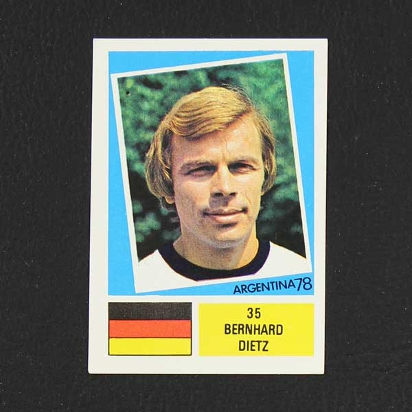 Bernhard Dietz FKS Sticker Argentina 78