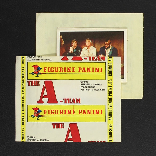 A-Team 1985 Panini Sticker Tüte