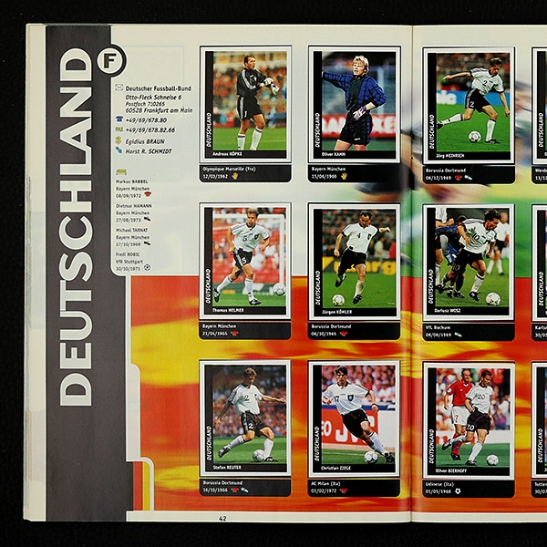 France 98 DS Sticker Album komplett