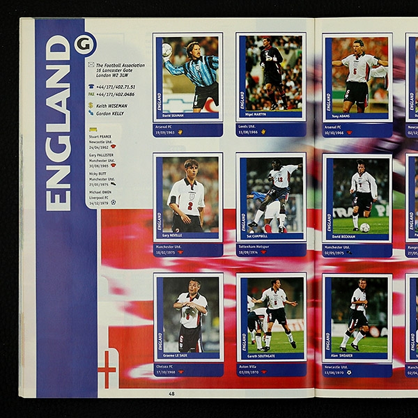 France 98 DS Sticker Album komplett