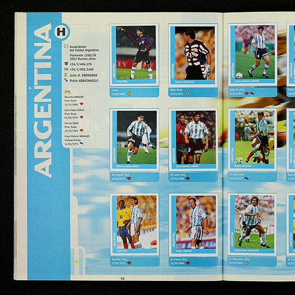 France 98 DS Sticker Album komplett