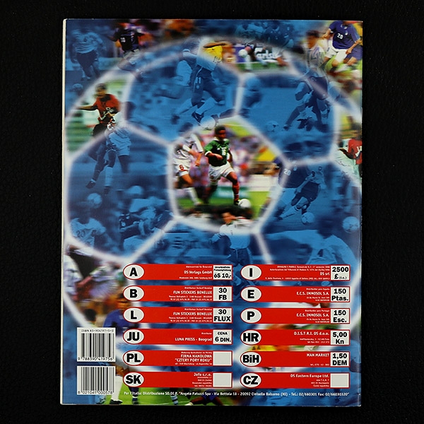 France 98 DS Sticker Album komplett