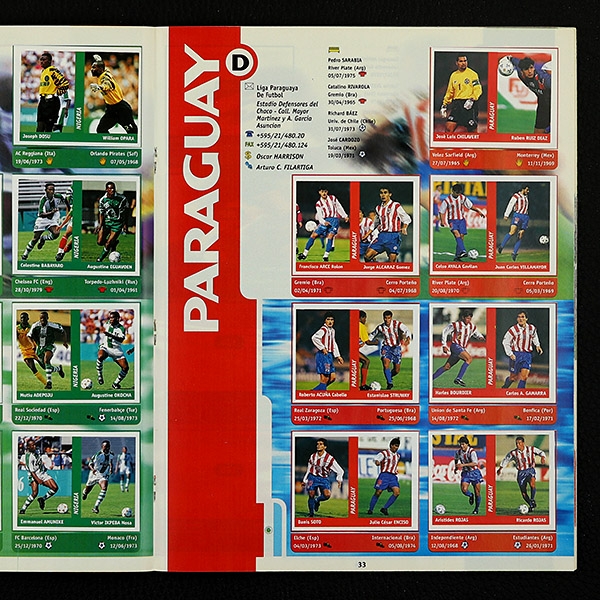 France 98 DS Sticker Album komplett