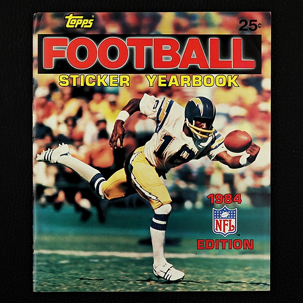 Football NFL 1984 Topps Sticker Album