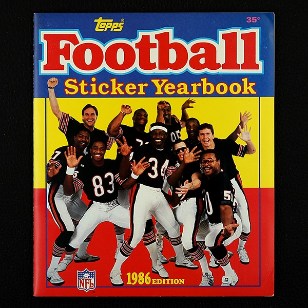 Football NFL 1986 Topps Sticker Album