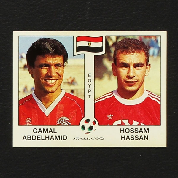 Italia 90 No. 448 Panini sticker Abdelhamid - H. Hassan