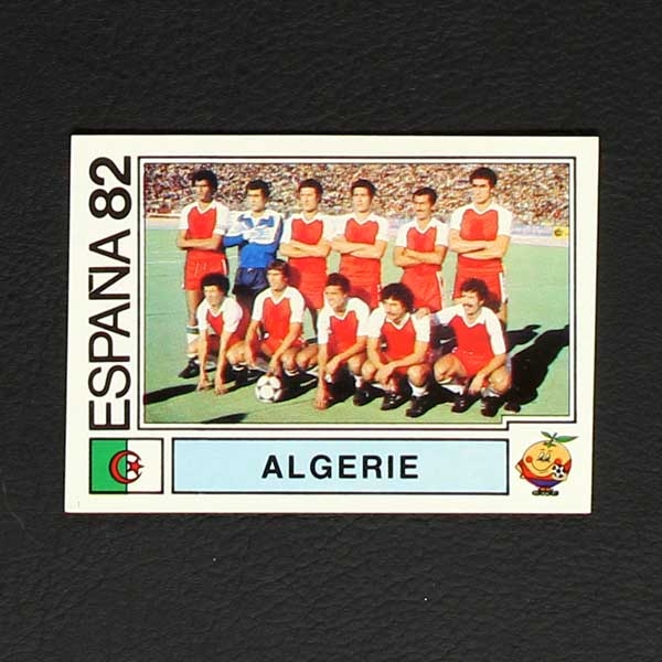 Espana 82 Nr. 101 Panini Sticker Algerie Mannschaft